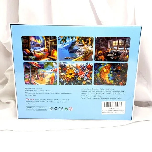 1000-Piece Halloween Jigsaw Puzzle Halloween Scary Ghosts Haunted Fun 70x50cm - Picture 5 of 5